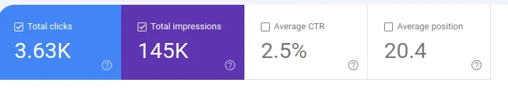 seo result