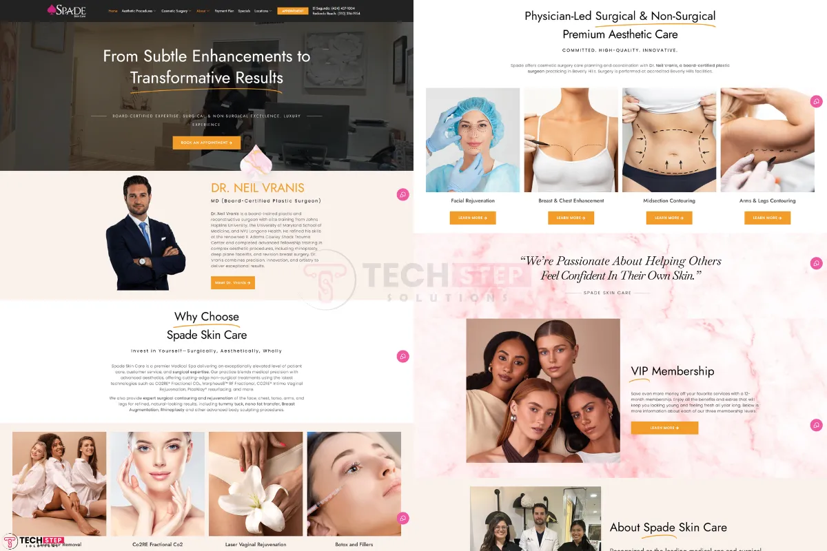 spade skin care client overview