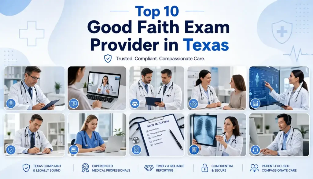 Top 10 Good Faith Exam Providers in Texas 1 top 10 good faith exam providers in tx