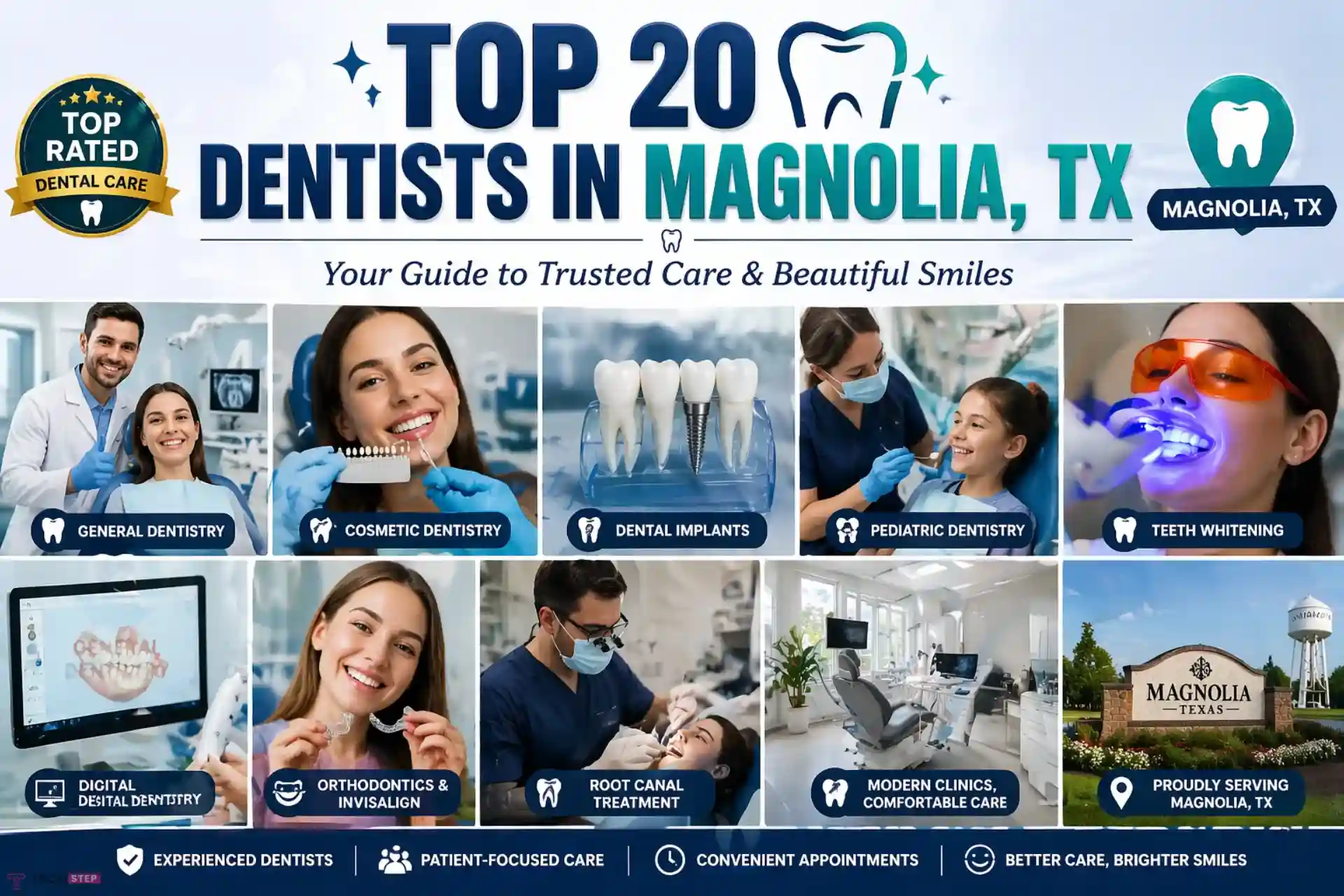 top 20 dentists in magnolia tx