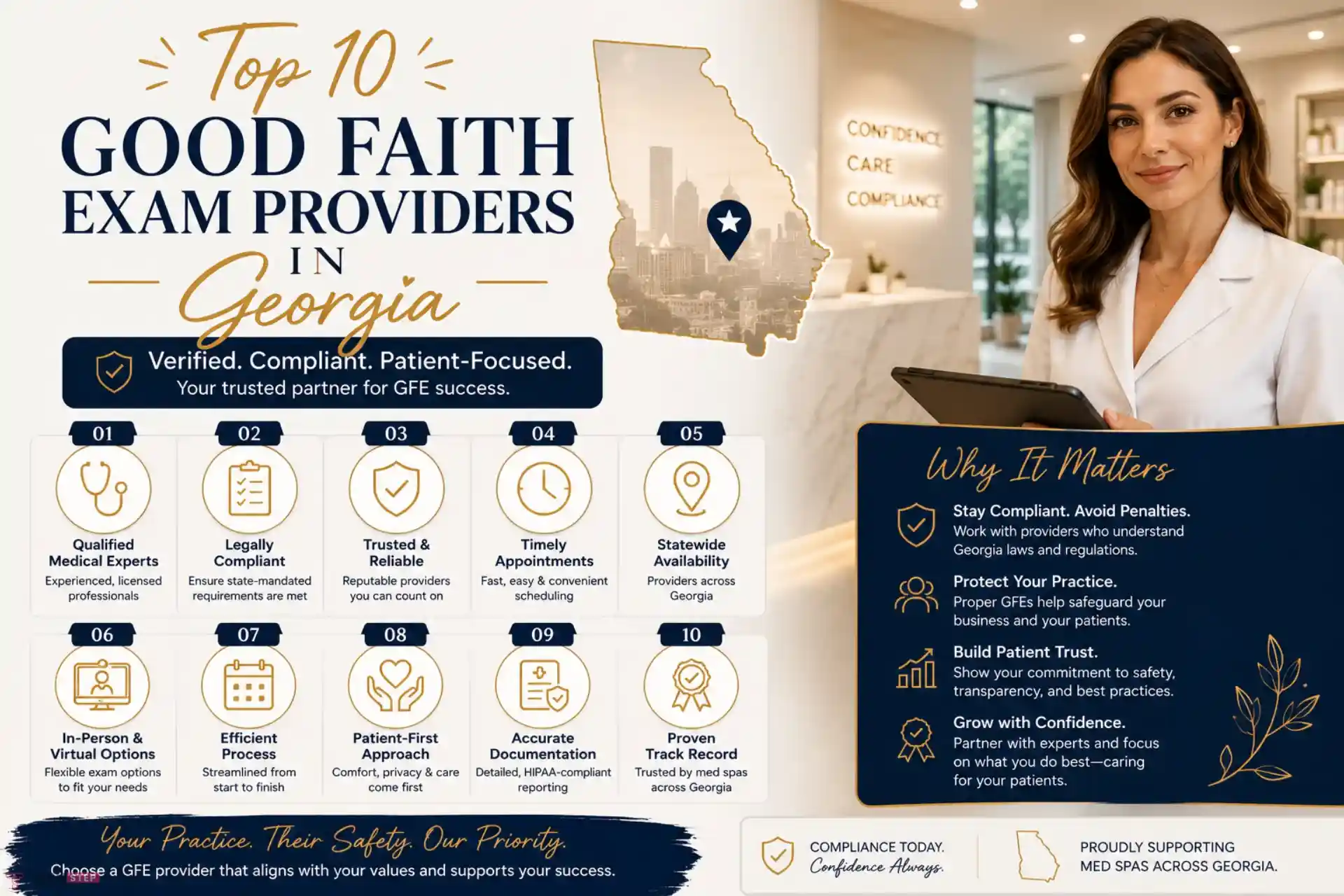 top 10 good faith exam providers in georgia